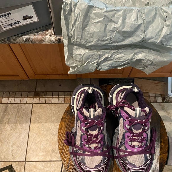 Balenciaga 3XL Purple and Gray Athletic Shoes Size 8M W10 NEW - Picture 1 of 12
